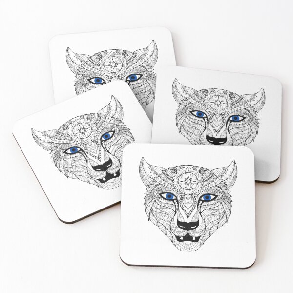 Item preview, Sacred TIGER Mandala Sayagata designed and sold by KarolloBrand.