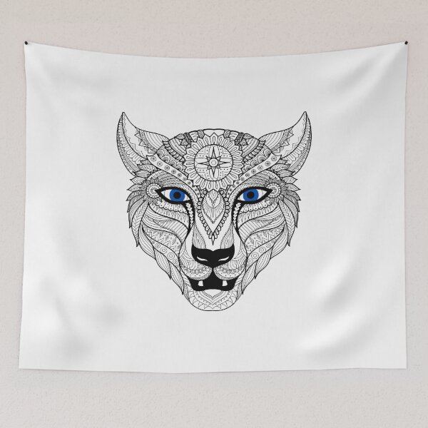 Item preview, Sacred TIGER Mandala Sayagata designed and sold by KarolloBrand.
