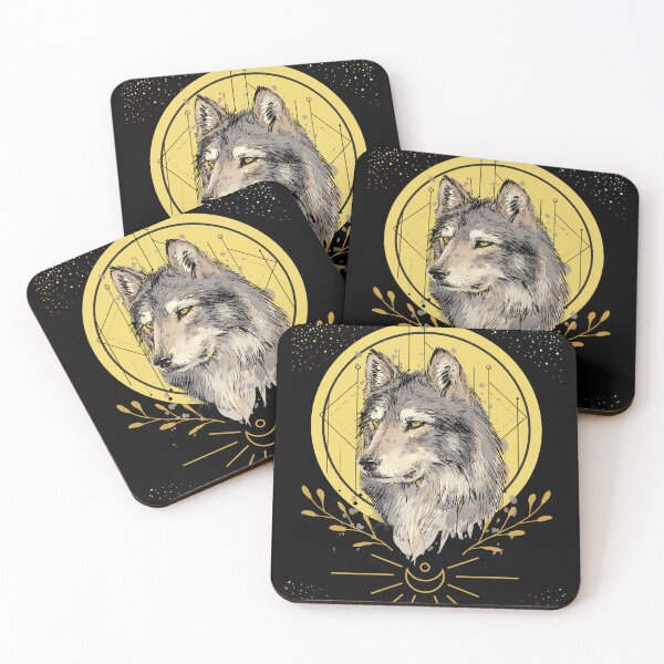 Item preview, Wolf Golden Moon designed and sold by Werewolf1343.