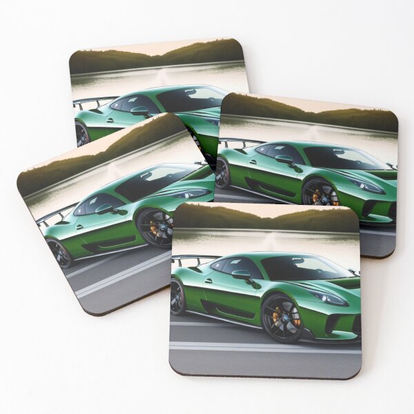 Item preview, Cool Electric Super Car on the Lakeside Racetrack designed and sold by Michael Voyler.