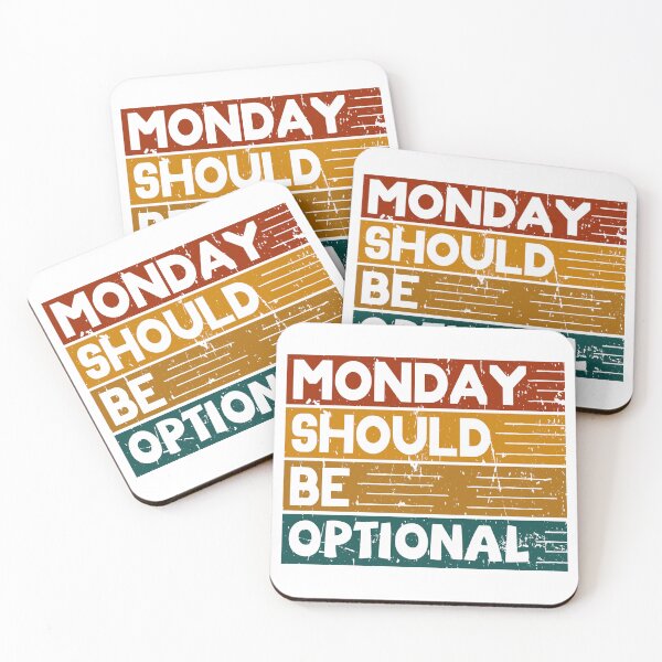 Item preview, Monday should be optional vintage designed and sold by Line2Rhyme.