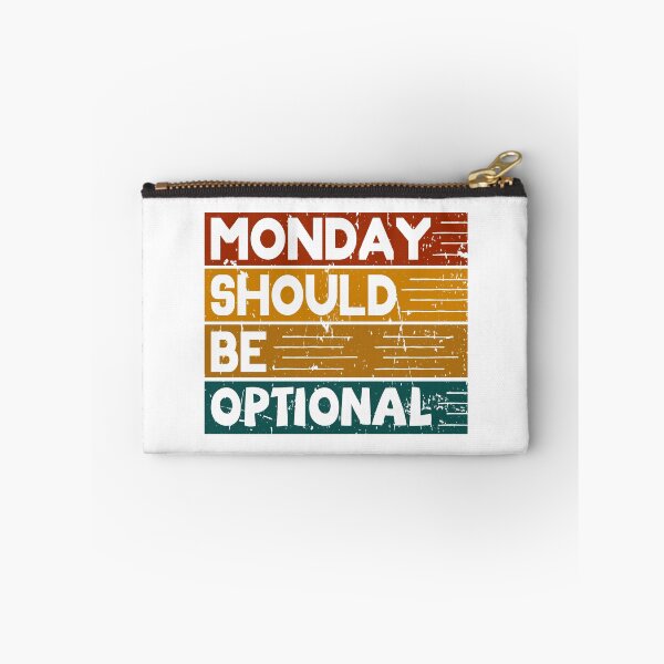 Item preview, Monday should be optional vintage designed and sold by Line2Rhyme.