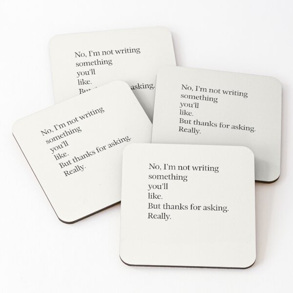 Item preview, No, I'm not writing some you'll like. designed and sold by DebbieDoesDogs.
