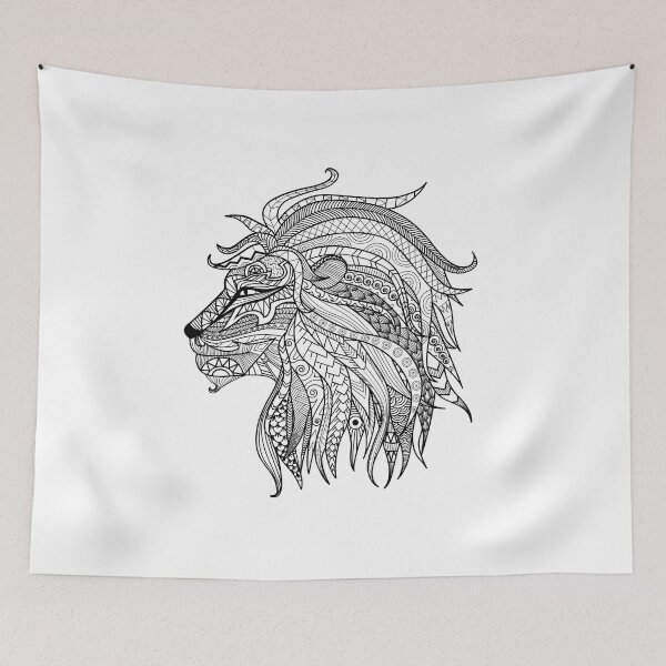 Item preview, Sacred LION Mandala Sayagata designed and sold by KarolloBrand.