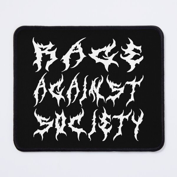 Item preview, Rage against society for metalcore fans designed and sold by CatandRocknRoll.