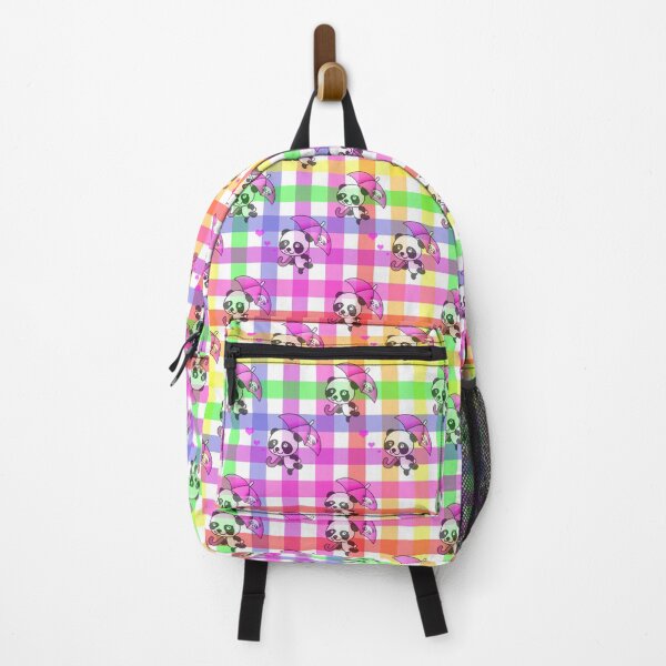 Item preview, Multi-colour Rainbow Gingham designed and sold by PatternTitan.