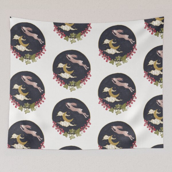 Item preview, The hare and the moon designed and sold by BlueTulip20.