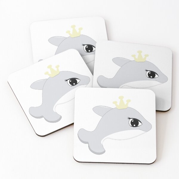 Item preview,  Cute drawing with cartoon dolphin. designed and sold by IrinaCuteLab.