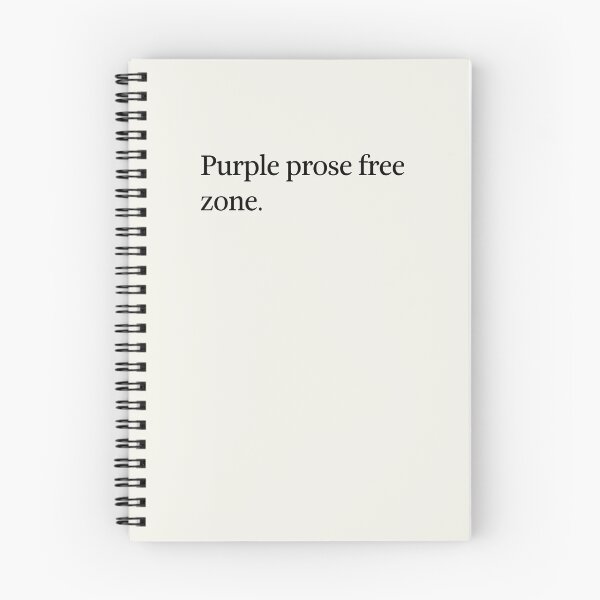Item preview, Purple prose free zone. designed and sold by DebbieDoesDogs.