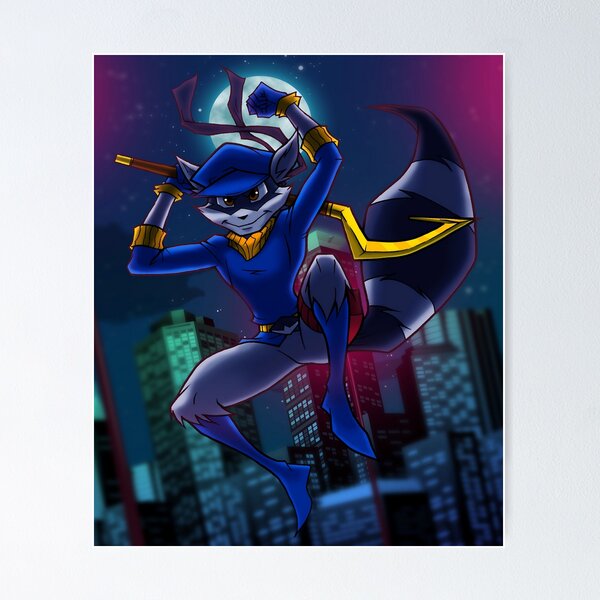 Poster for a sly cooper 2 speed run event