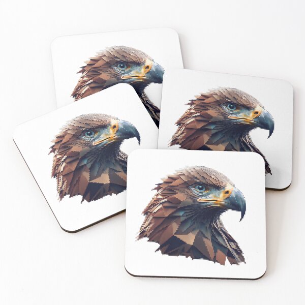 Item preview, polygon eagle head pixel variant designed and sold by OKR1M.