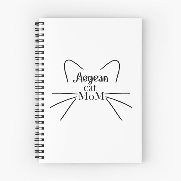 Item preview, Aegean Cat Mom - Cute Cat Ear and Whiskers Lineart Design designed and sold by EmeraldeaArt.