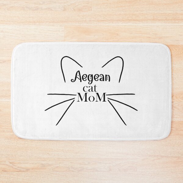 Item preview, Aegean Cat Mom - Cute Cat Ear and Whiskers Lineart Design designed and sold by EmeraldeaArt.