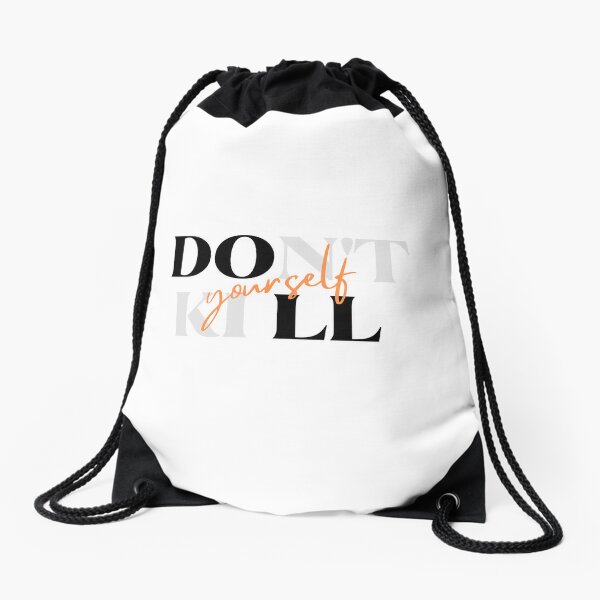 OU Reborn Drawstring Cinch Bag Made From Recycled Clothes