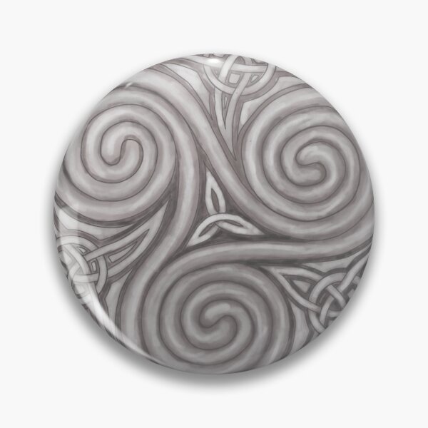 Item preview, Celtic triskellion shield black and white design 1 designed and sold by Donkjonk.