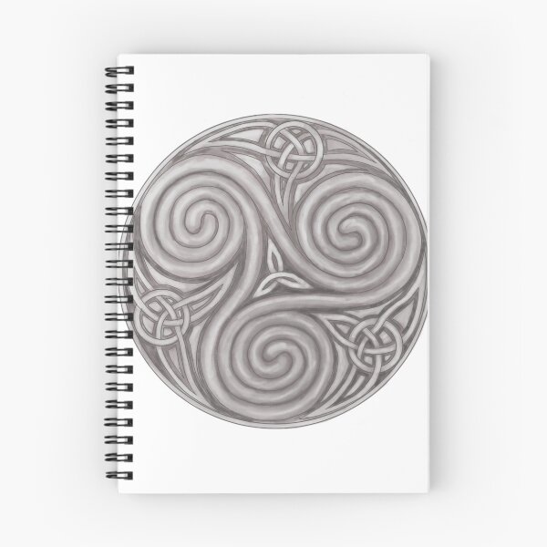 Item preview, Celtic triskellion shield black and white design 1 designed and sold by Donkjonk.