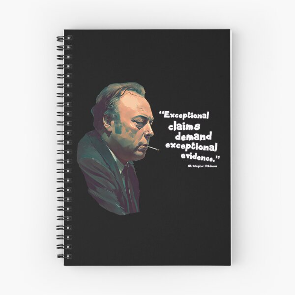 Item preview, Exceptional Claims - Hitchens Quote designed and sold by Subliminal Media.