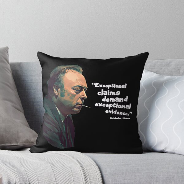 Item preview, Exceptional Claims - Hitchens Quote designed and sold by Subliminal Media.