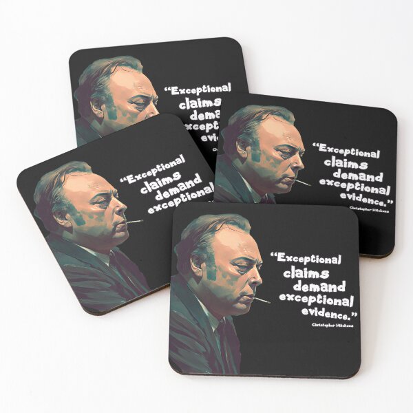 Item preview, Exceptional Claims - Hitchens Quote designed and sold by Subliminal Media.