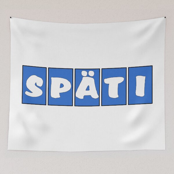 Item preview, SPÄTI - logo blue - Berlin culture - nerd humor - late purchase designed and sold by Marcel Wirth.