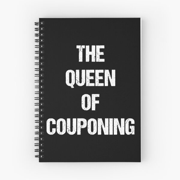 Item preview, The Queen of Couponing White Text Based Design designed and sold by CGSGraphics.