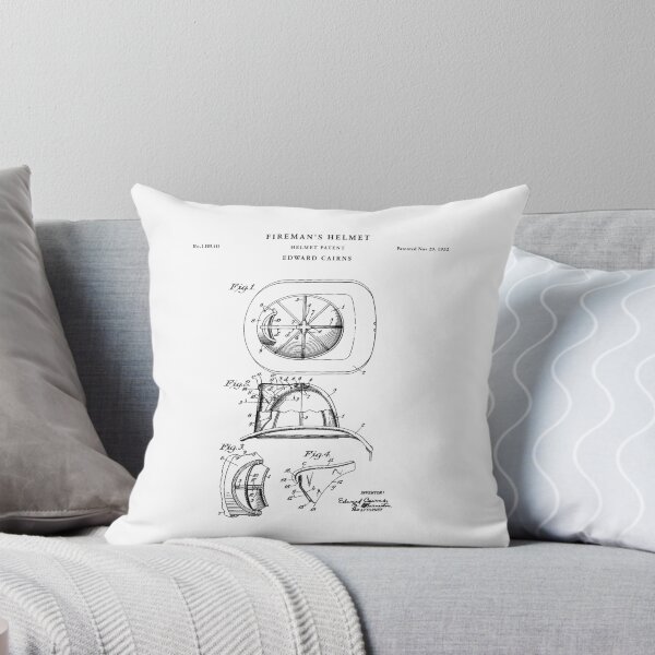 Item preview, Fireman Patent Drawing Blueprint designed and sold by Vintago.