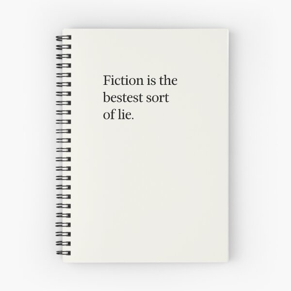 Item preview, Fiction is the bestest sort of lie. designed and sold by DebbieDoesDogs.