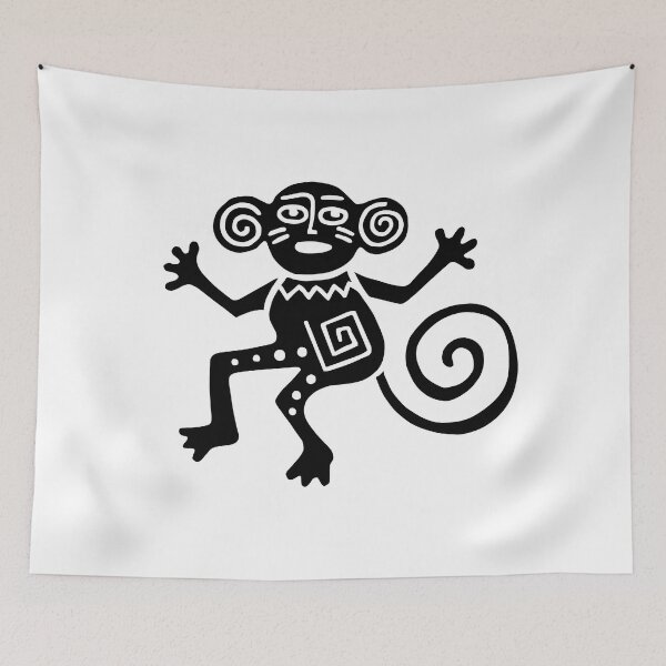 Item preview, Ancient mexican symbol, monkey designed and sold by MIRO3D.