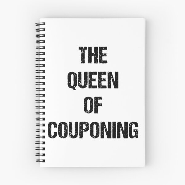 Item preview, The Queen of Couponing Black Text Based Design designed and sold by CGSGraphics.