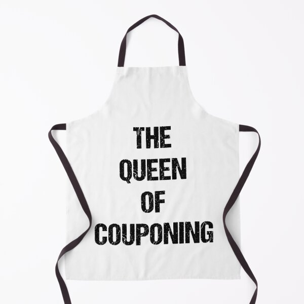 Item preview, The Queen of Couponing Black Text Based Design designed and sold by CGSGraphics.