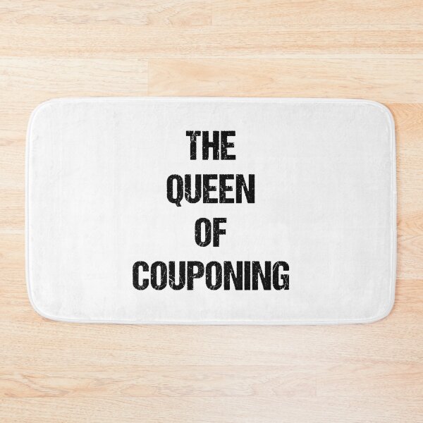 Item preview, The Queen of Couponing Black Text Based Design designed and sold by CGSGraphics.