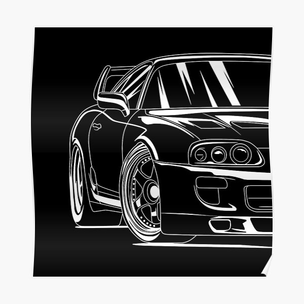 Toyota Supra Posters | Redbubble