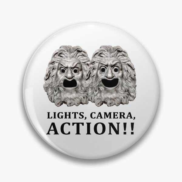 Item preview, Acting concept graphic logo designed and sold by DFLC Prints.