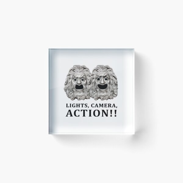 Item preview, Acting concept graphic logo designed and sold by DFLC Prints.