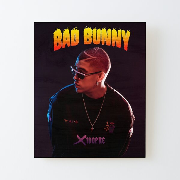 Bad Bunny Dodgers Mounted Print for Sale by MGEstyle