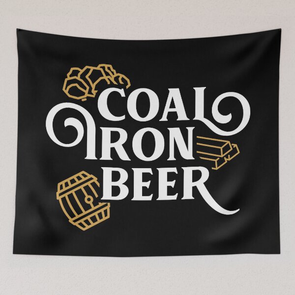 Item preview, Gold Coal Iron Beer Brass Board Game designed and sold by pixeptional.