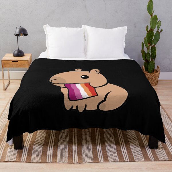 Item preview, Capybara Lesbian Flag, Capybara Themed pride Gift, Capybara Lesbian Flag, Capybara Pride Gift designed and sold by WizardsStokes88.