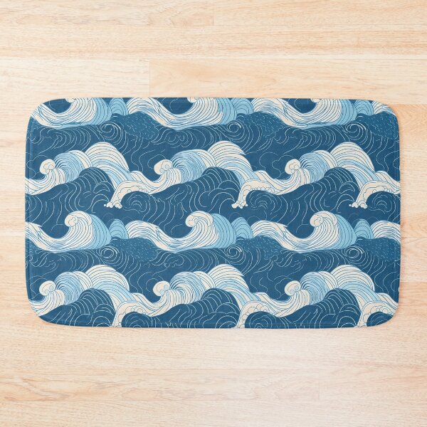 Item preview, Ocean Serenity: Soothing Wave Pattern Version 6 designed and sold by PM-Artistic.