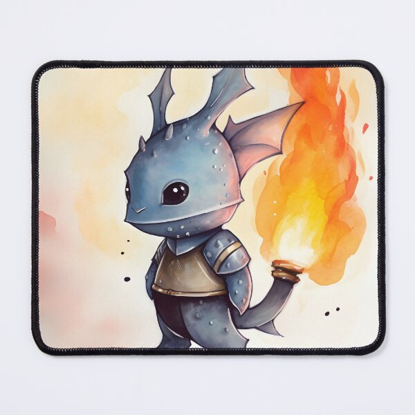 Item preview, Little Dragon Knight - Fierce Little Defender designed and sold by Digital Artifacts.