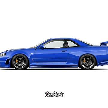 Artwork thumbnail, GT-R R34 by VinnyArtworks