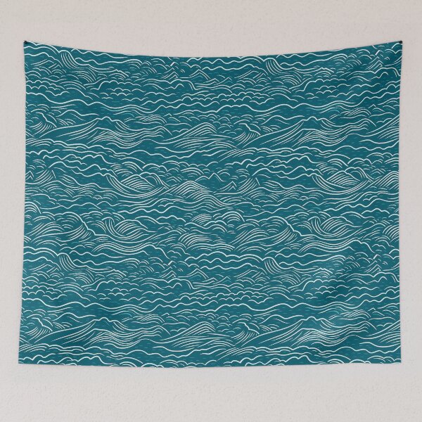Item preview, Ocean Serenity: Soothing Wave Pattern Version 10 designed and sold by PM-Artistic.