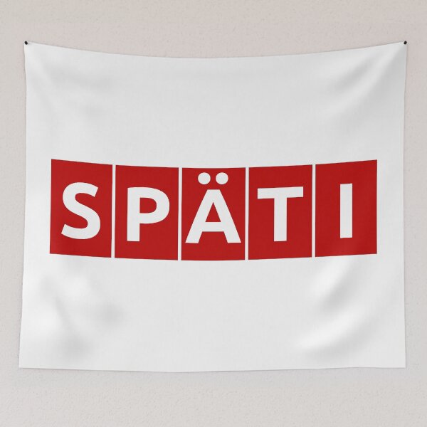 Item preview, SPÄTI - logo red - Berlin culture - nerd humor - late purchase designed and sold by Marcel Wirth.