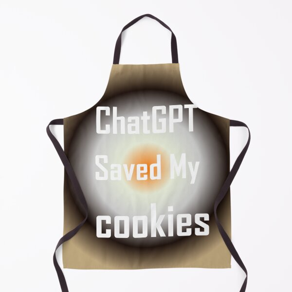 Item preview, AI and ChatGPT is my Hear for Light Gray cookies designed and sold by TechsQuickArt.