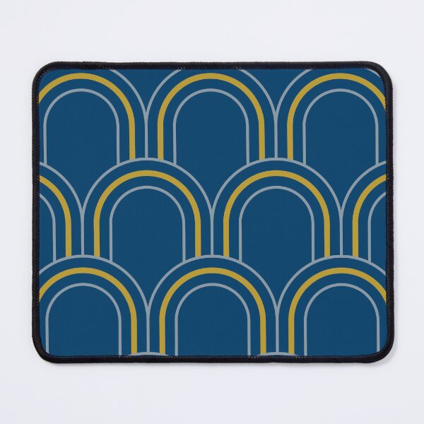Item preview, Blue and Gold Art Deco designed and sold by KatsCanvas.
