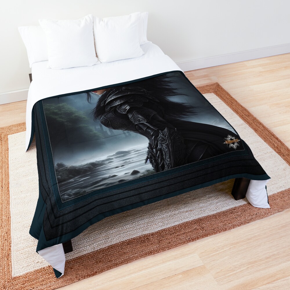 The Beauty Of The Empress Vampire Hunter AI Concept Art by Xzendor7 Comforter