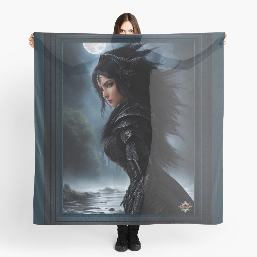 The Beauty Of The Empress Vampire Hunter AI Concept Art by Xzendor7 Ladies Scarf