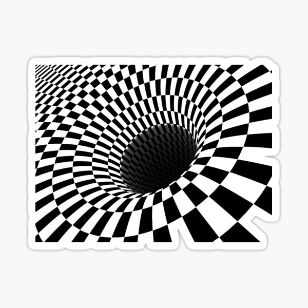 Optical Illusion, Visual Illusion,  Cognitive Illusions, #OpticalIllusion, #VisualIllusion,  #CognitiveIllusions, #Optical, #Illusion, #Visual, #Cognitive, #Illusions Sticker