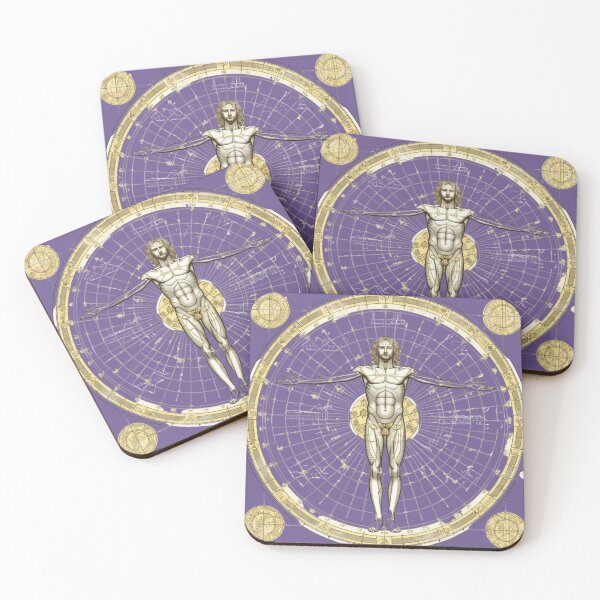 Item preview, Gold Vitruvian Man designed and sold by LeafyLife.