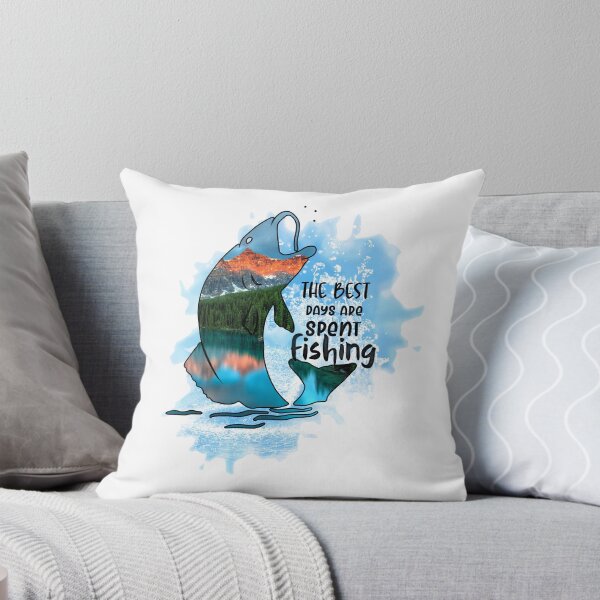 Item preview, The Best Days are Spent Fishing designed and sold by bertisadesign.