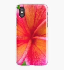 Frangipani Macro iPhone Case/Skin